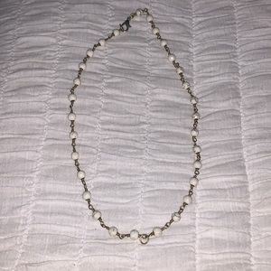 Simple bead necklace